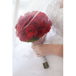 Red Rose Bridal Bouquet